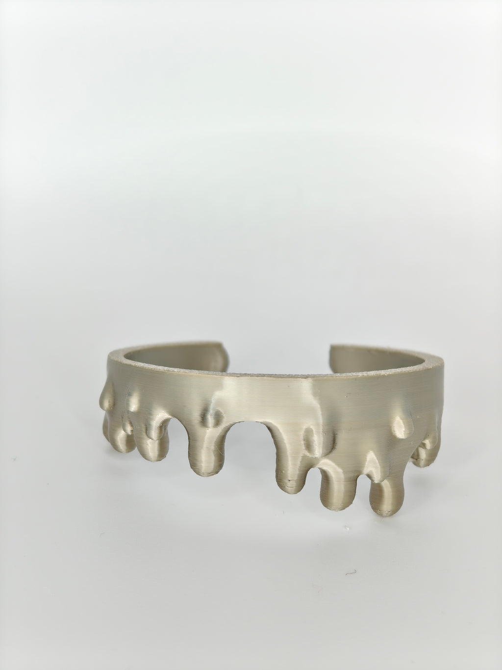 Melting Bracelet Khaki Silk Recycled