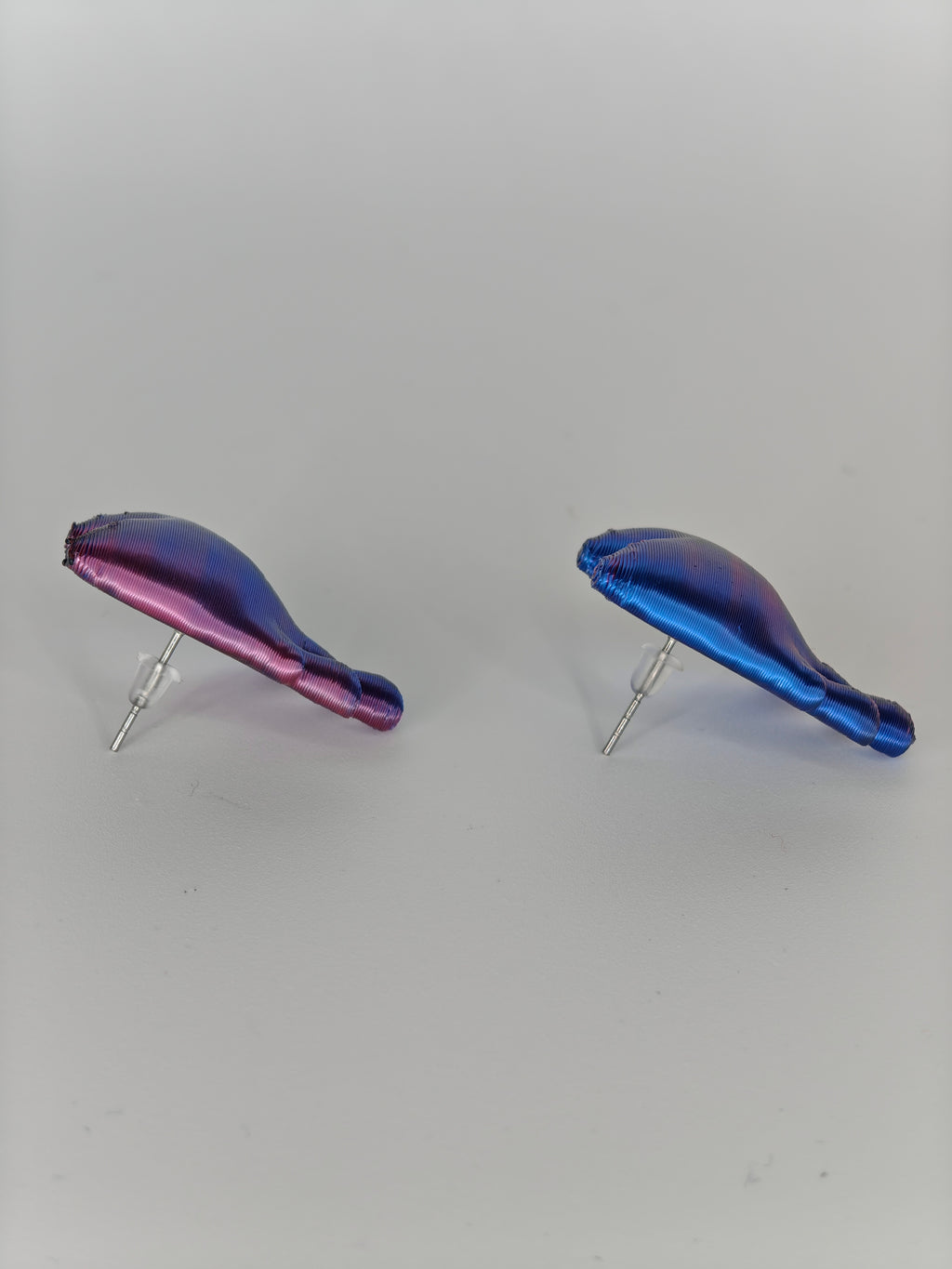 Earrings Melting Hearts Duo Pink&Blue
