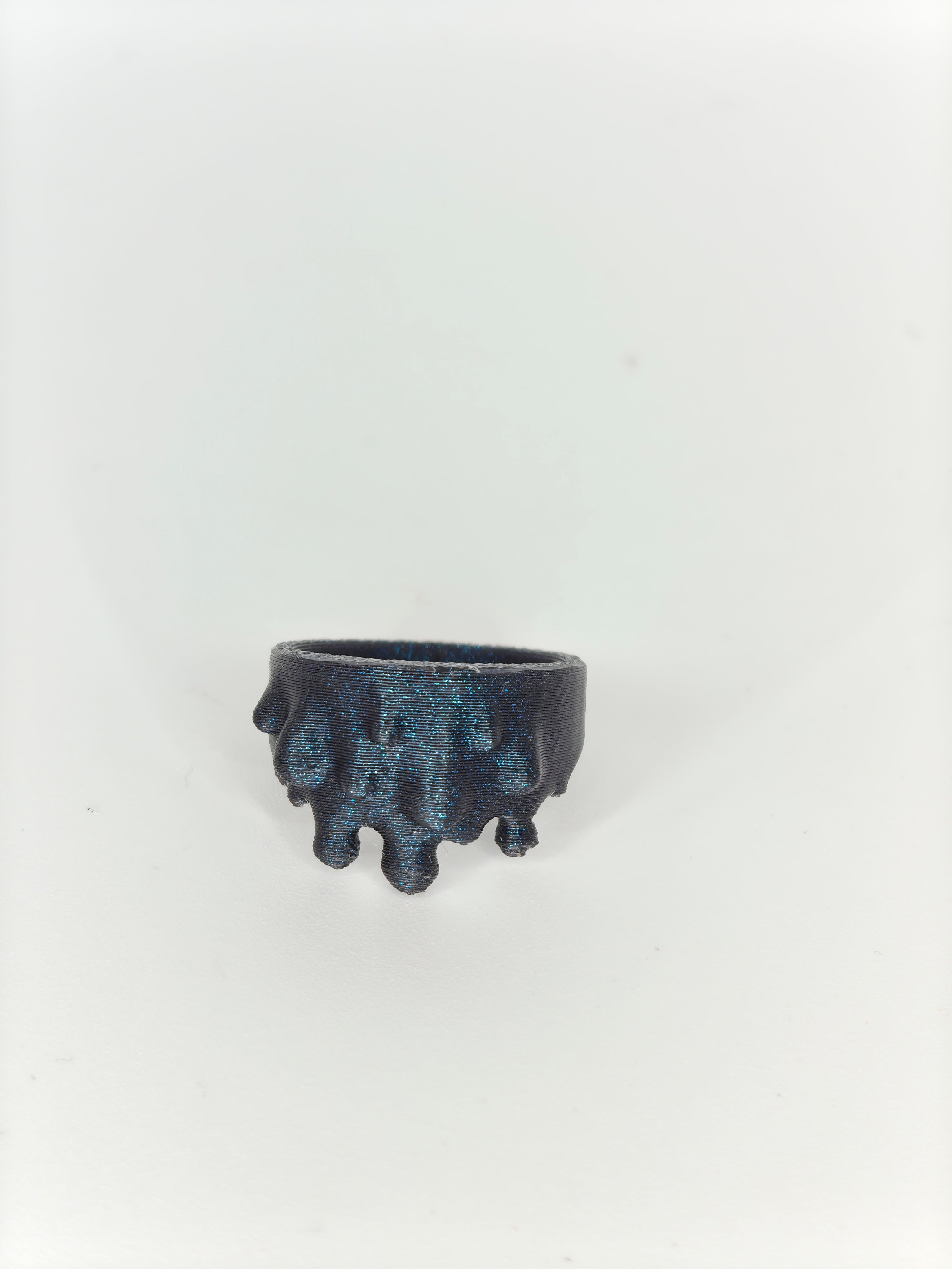 Dripping Ring Black Galaxy