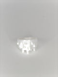 Dripping Ring White Silk