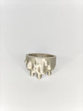 Dripping Ring Silk Khaki Recycled